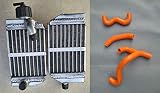 Aluminum radiator + hoses for 50 SX SXS MINI 50cc 49cc 2012-2018 13 14 15 16 17 18