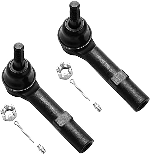 Image of Detroit Axle - 10pc Front End Control Arm Kit for 2007-2013 Chevy Silverado 1500 Suburban GMC Sierra Yukon XL 1500 Cadillac Escalade EXT ESV, Upper Control Arms Lower Ball Joints Tie Rod w /Boots