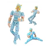 Design complexe low-poly : cette figurine Johnny dispose d'une esthétique unique imprimée en 3D, mélangeant des formes géométriques avec un design de personnage inspiré de l'anime pour mettre en valeur son style artistique distinctif.