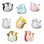 8 pcs owls
