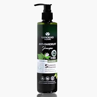 Talaypu Herbal Extract Scalp Care Refreshing Shampoo - Natural Herbal extracts Formula, free from harmful chemicals, NO sulfates,No artificial Color (8.12oz) (Cool Herbal Formula)