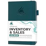 Clever Fox Inventory & Sales Log Book for Small Business – Inventory Ledger Book, Inventory Notebook, Order Tracker Book for Purchases, Sales & Reorders – Undated, Hardcover, A5, Dark Teal