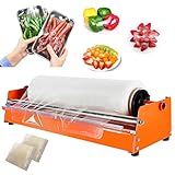 Folienverpackungsmaschine, manueller Stretchfolienspender für frische Konservierung, geeignet zum Verpacken von Früchten, hält Folie bis zu 50 cm breit, Desktop-Palettenwickelwerkzeug