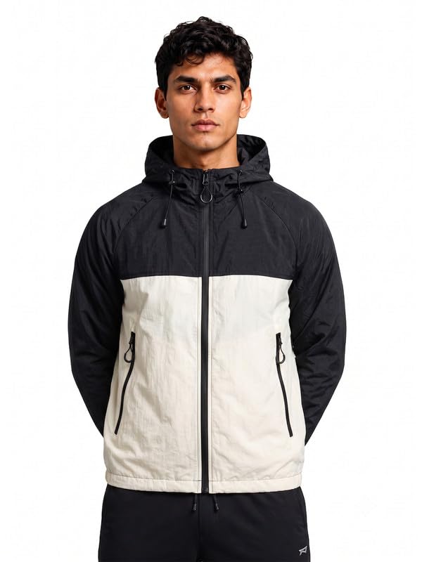 chkokko Windcheater Jacket For Men With Hood UPF 50+ UV Sun Protection | Lightweight Breathable Water-Repellent Windbreaker | Nylon Fabric Outdoor Running Biker Dailywear Jacket-picture-11
