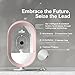 3D Digital Skin Analyzer Detector, AI Smart Facial Skin Analysis Machine,12 Spectral Facial Moisture Analyzer for Beauty Salon Healthy Skin Care,Pink
