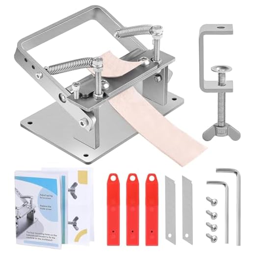 Manual Leather Splitter for Precision Cutting