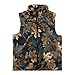 Dremagia Girls Winter Vest Oak Camo Leaf Fleece Vest Zipper Sleeveless Outerwear Jacket Quilted High Neck Down Warm Coat with Pockets Fashion Cardigan Stand-up Collar Outerwear Vests 9-10Y
