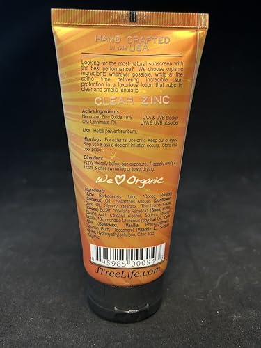 Joshua Tree SPF 30 Natural Sun Screen Lotion with Clear Zinc and Aloe (3.3 oz.)