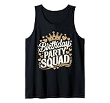 Photo Gallery birthday party squad birthday party queen for men women kid canotta Photo Gallery birthday party squad birthday party queen for men women kid canotta