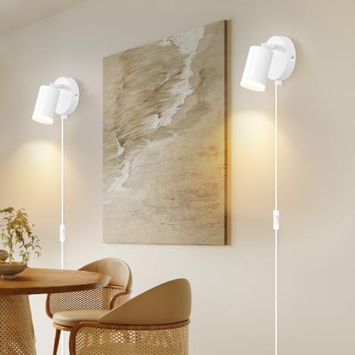 Lámpara de muro moderna sin obras para iluminar el escritorio y el armario 7