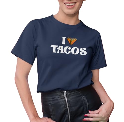 I Love Tacos T-Shirt I Heart Tacos Unisex Design Tee Short Sleeve Unisex Shirt4