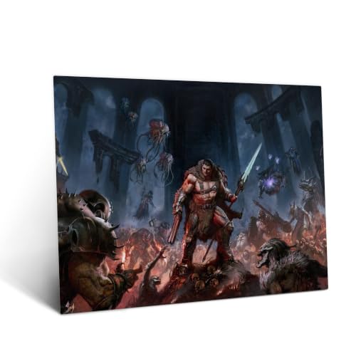 Displate Metall Poster Doom The Dark Ages - Revelations: No Logo, Größe L
