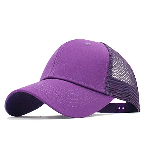 Casquette de baseball ajustable et unisexe avec maille respirante pour l'été