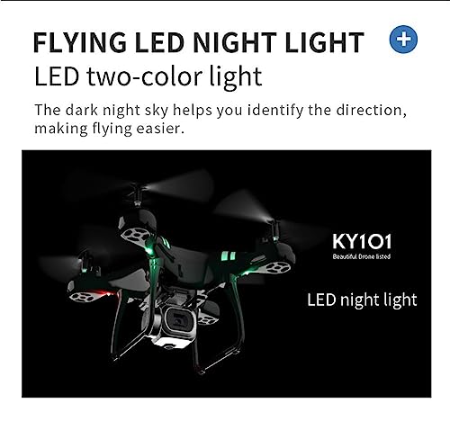 QAONIE-KY101-Mini-Drone-with-720P-HD-Camera-Remote-Control-Toys-Gifts-2-Batteries-30-Mins