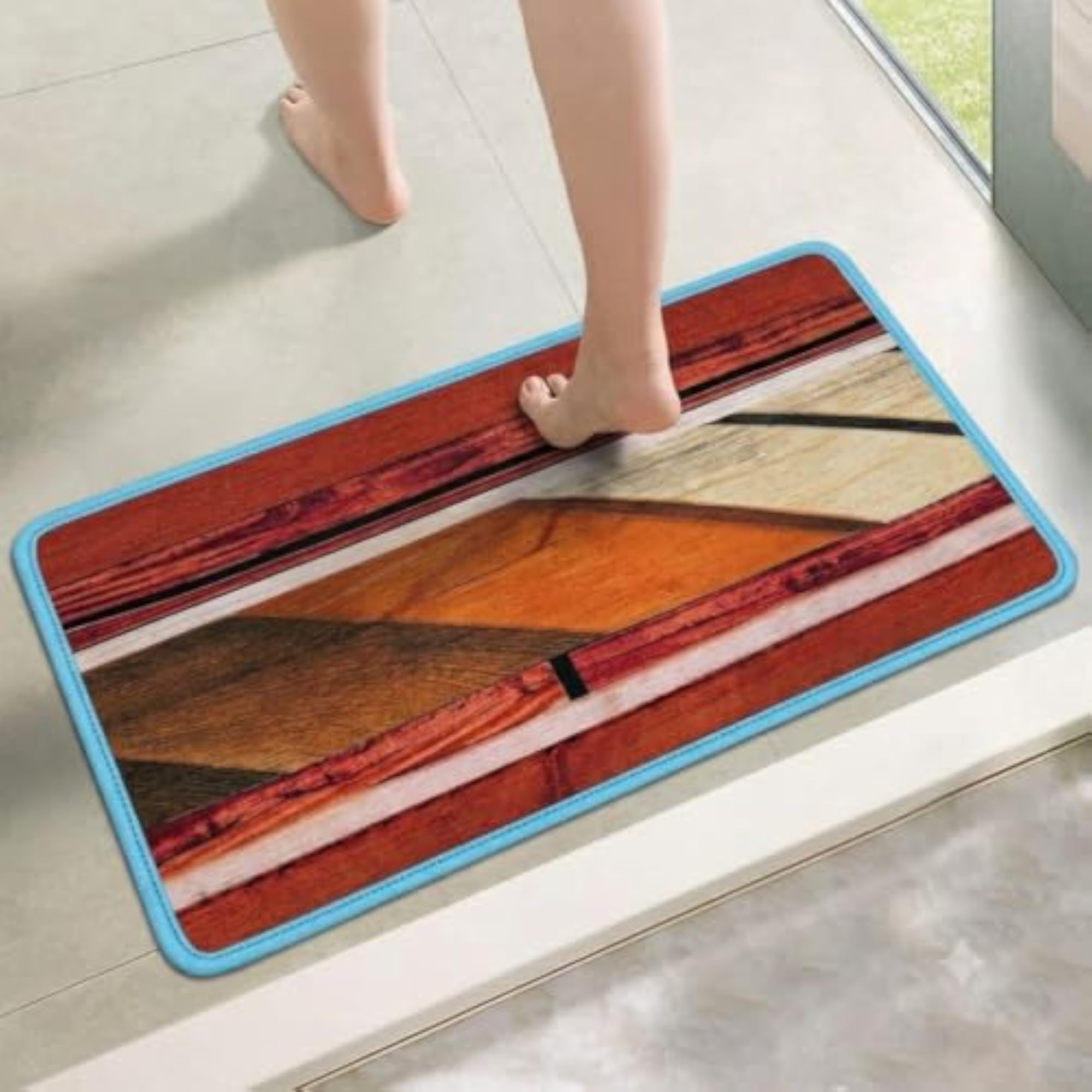 High Density Tufted Wool Accent Floor Mat, Runner
