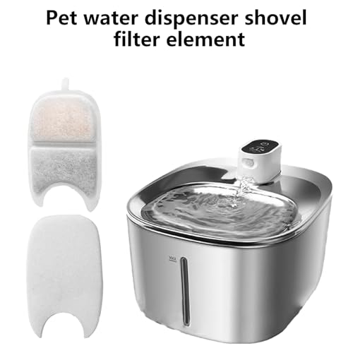 Filtro y espuma para fuente de agua de gatos y perros miniatura 3