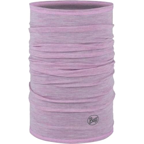 Buff Lightweight Merino Wool Neck Gaiter 100% Ethically Sourced Wool Versatile Temperature Regulating Face Mask Solid Pansy Adult Size