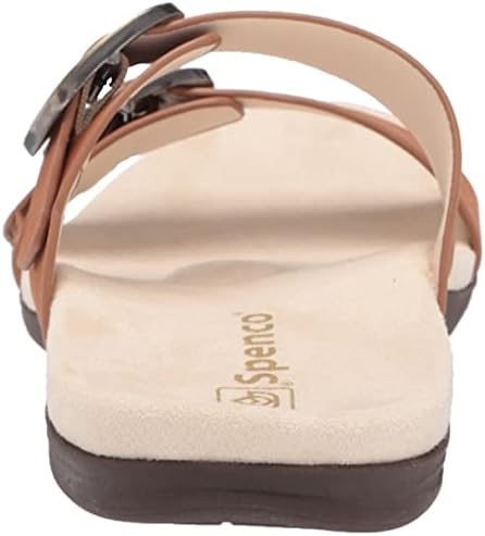 Spenco Women's Vista Slide Sandal, Saddle, 8 | Image 2