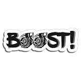 Boost! Turbo Color Sticker Custom Vinyl V8 V6 2jz JDM tdi