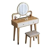 Améliorez votre espace avec cet élégant bureau de maquillage, conçu avec des bords arrondis pour la sécurité et le style. Cet ensemble de table de maquillage fonctionnel offre une esthétique moderne tout en maximisant la praticité. Parfait pour mettre en valeur vos essentiels de beauté, c'est un ajout abordable à toute maison tendance, vous assurant d'avoir l'air et de vous sentir au mieux chaque jour.