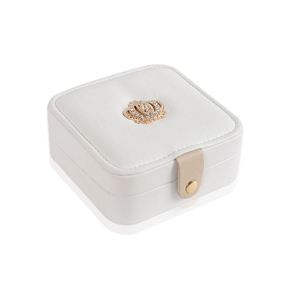 Joyero portátil mini para organizar tus pendientes y collares favoritos en cada viaje