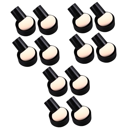 Baluue 12stücke Puderquasten Im Pilzdesign Trocken Und Nassanwendung Wiederverwendbare Make-up-schwämme Für Gleichmäßigen Hautfarbene Applikatoren Für Damen Und Mädchen
