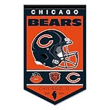 WinCraft Chicago Bears Heritage History Banner Pennant, 15x24'
