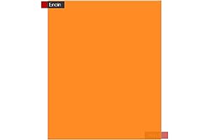 Enoin Orange UV Acrylic Sheet 12x16 Inches 0.118'' Thick