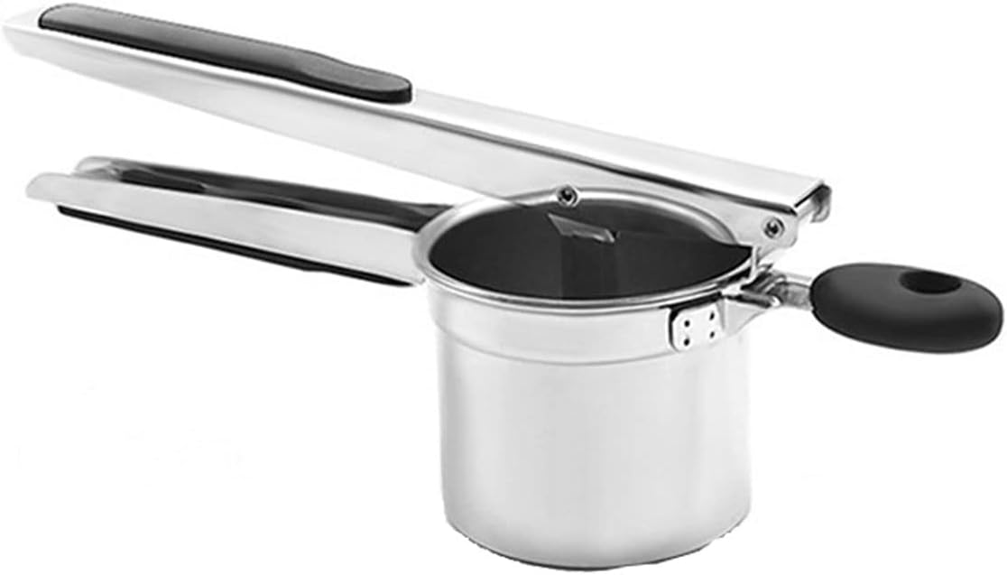 Masher Ricer Press Mashed Potatoes Stainless Steel Crushing Puree Fruit Vegetable SqueezerJuicer Press Maker kitchen Tool