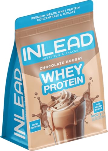 INLEAD Whey Protein Schokolade Nougat 1000g