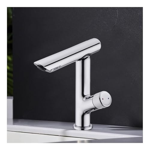 Robinet de lavabo de salle de bain rotatif 360 degrés à commande unique