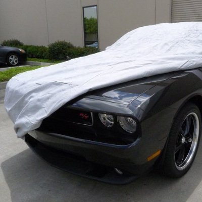 Carscover Custom Fits 2013-2021 Dodge Challenger Car Cover 5 Layer Ultrashield Gray Covers #TOP3