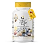 Mangan 4mg - Mangangluconat Kapseln - vegan & hochdosiert - 90 Kapseln -...