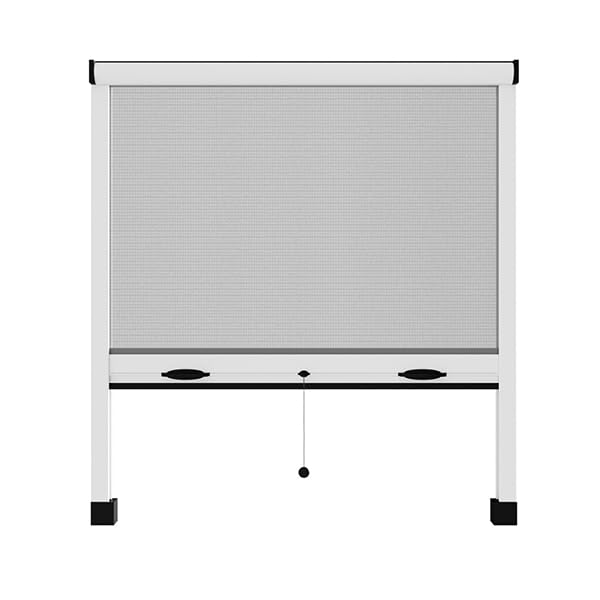 Mosquiteras Enrollables Sin Taladrar | Color Blanco | 56 x 119 cm (Ancho x Alto) | Cortinadecor
