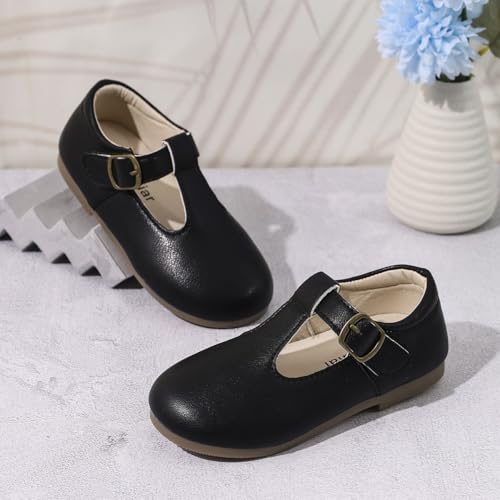 Girls' Mary Jane Shoes – Red Dress Shoes with Buckle, Perfect for School and Uniform, Comfortable and Stylish Girls' Shoes2
