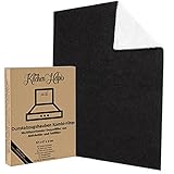 Kitchen Helpis® Filtros de Campana Extractoras combinados – Filtros Dobles de Carbón activo y Grasa 57x47 cm, Filtro se puede cortar a medida, Universales para todas las Campanas Extractoras estándar