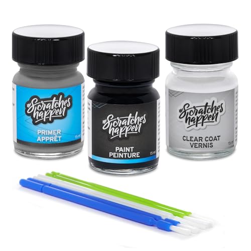 ScratchesHappen Exact-Match Touch Up Paint Kit - Eternal Blue Mica (45B) for Mazda - Preferred (Paint + Clear Coat + Primer)