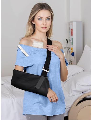 Post Shoulder Surgery Shirts for Women- Short Sleeve-Full Snap-Open Arm Shoulder Recovery Clothing Chemo Clothing2