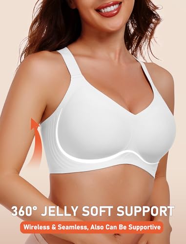 Image of Gailife Womens Wireless Push Up Bras for Women No Underwire Seamless Full Coverage Supportive T Shirt Everyday Bras