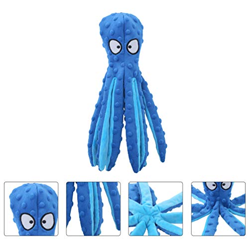 POPETPOP Cão Que Chia Brinquedos Polvo Animal Recheado Amassado Brinquedos de Pelúcia para Cães Pet