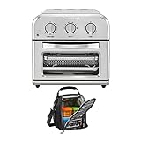 Cuisinart TOA-26 Airfyer Toaster Oven with LunchBlox Lunch Bag (Small, Black Etch) Bundle (2 Items)