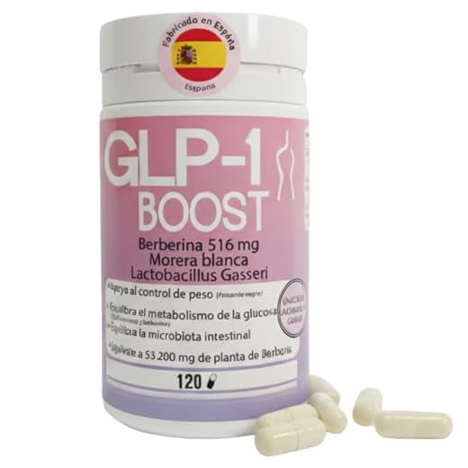DIETETICA EUROPEA BOOST GLP-1 Natural 6 en 1 para Adelgazar Mujer | Con Berberina, Cromo y Probióticos | Alternativa Natural para Perder Peso - FABRICADO EN ESPAÑA