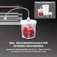CASO VC10 Plus Edition – variable Vakuumstärke – 9 L/min – 30 cm Schweißnaht – inkl. Zubehör‑Set – ideal für Sous Vide & Frische – Ansicht 5