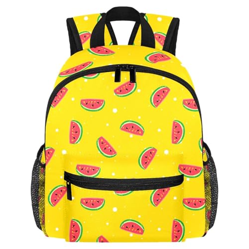 Petit sac à dos motif pastèque léger avec poches bouteilles