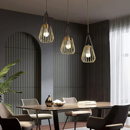 Plafonnier industriel moderne E27 résistant pour salon sombre - 3