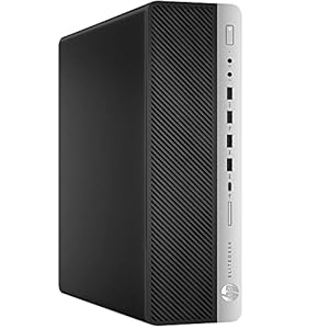 HP PC Ordinateur Desktop EliteDesk 800 G3 SFF, Processeur Core i7-6700, Mémoire RAM 32 Go, Disque SSD 1 to, Windows 11 Pro (Reconditionné)