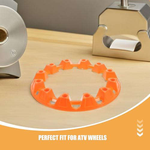 Cache centre de roue ATV plastique avec protection de moyeu pour jante et amélioration sécurité - 3