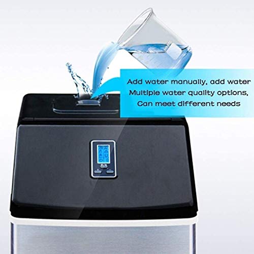 Máquina portátil para hacer cubos de hielo 120W acero inox miniatura 5