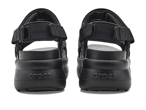 Crocs Soho Sport Sandales à plateforme, Noir givré, 8