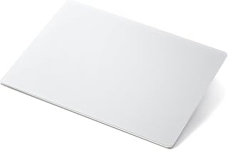NimbusCrest Glass Gaming Mousepad 7.9x11.8in Tempered Glass Hard Surface